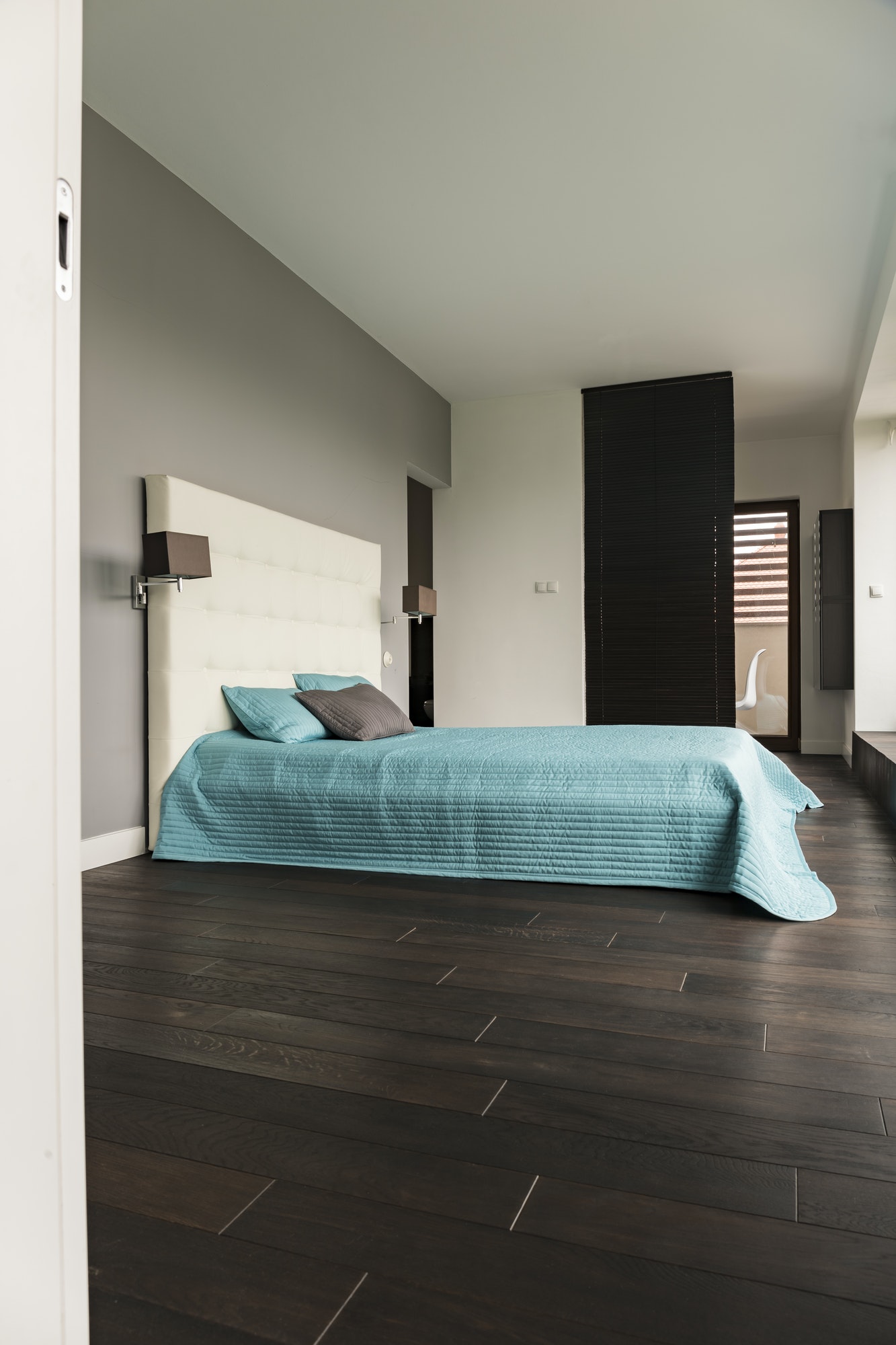 Bedroom With Engineered Floor