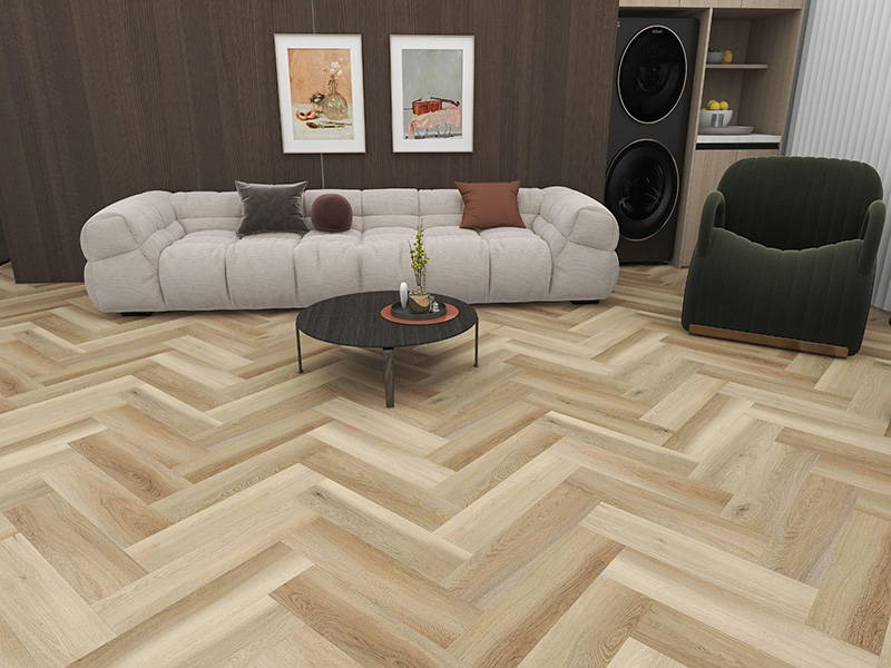Herringbone SPC flooring